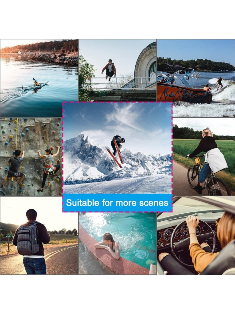 44-in-1 Action Camera Accessory Kit for Insta360 & GoPro - Versatile Gear Bundle - Picture 7 of 7